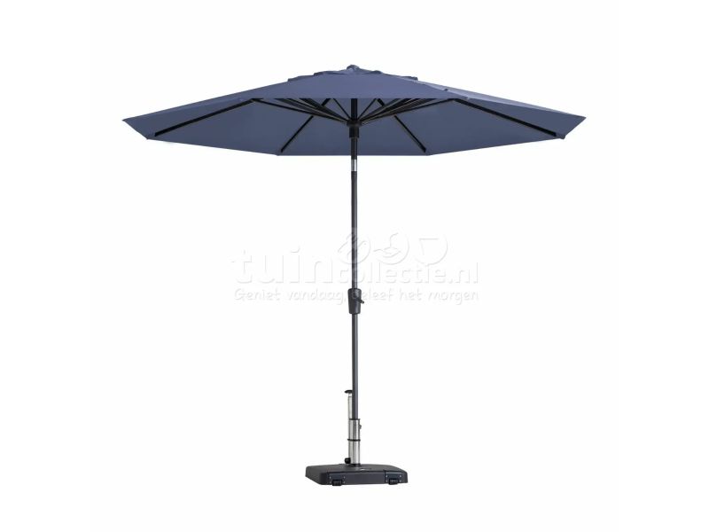 Parasol Paros II Luxe Ć300cm Saffier Blauw