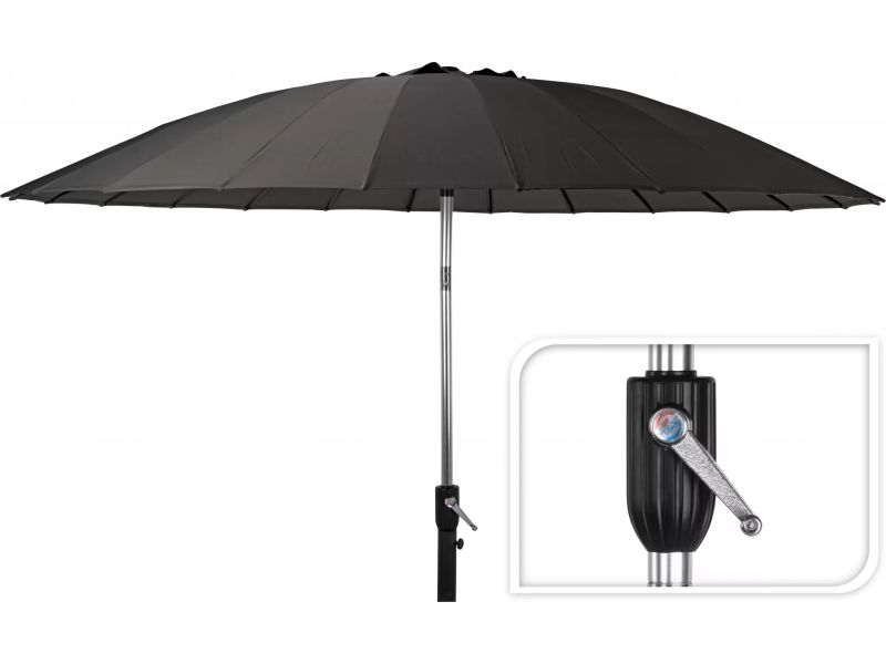 Parasol Shanghai Ø270cm Charcoal