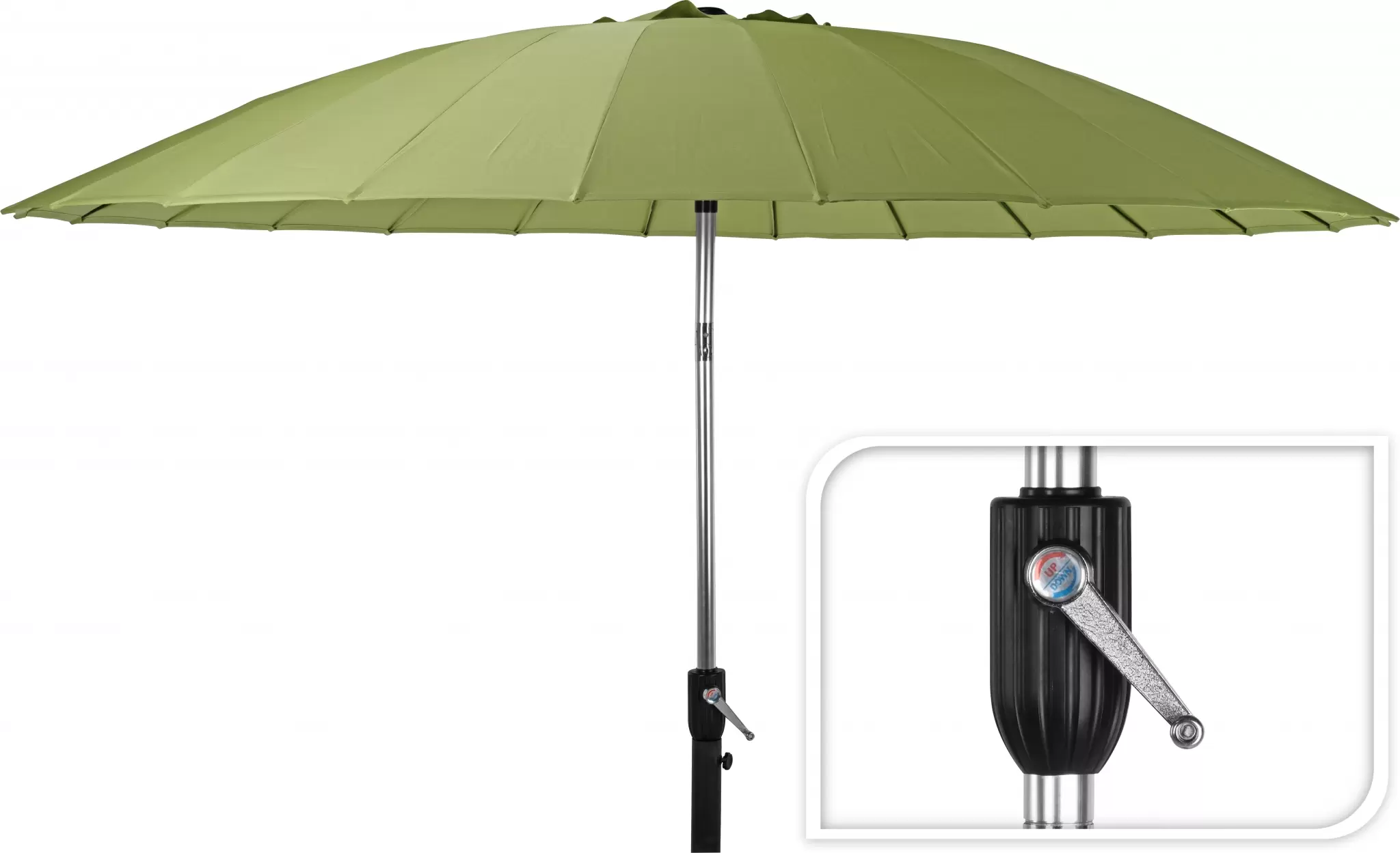 parasol shanghai Ø270cm groen