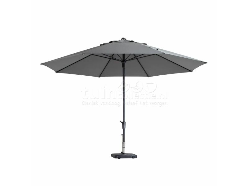 Parasol Timor Luxe Ø400cm Licht Grijs