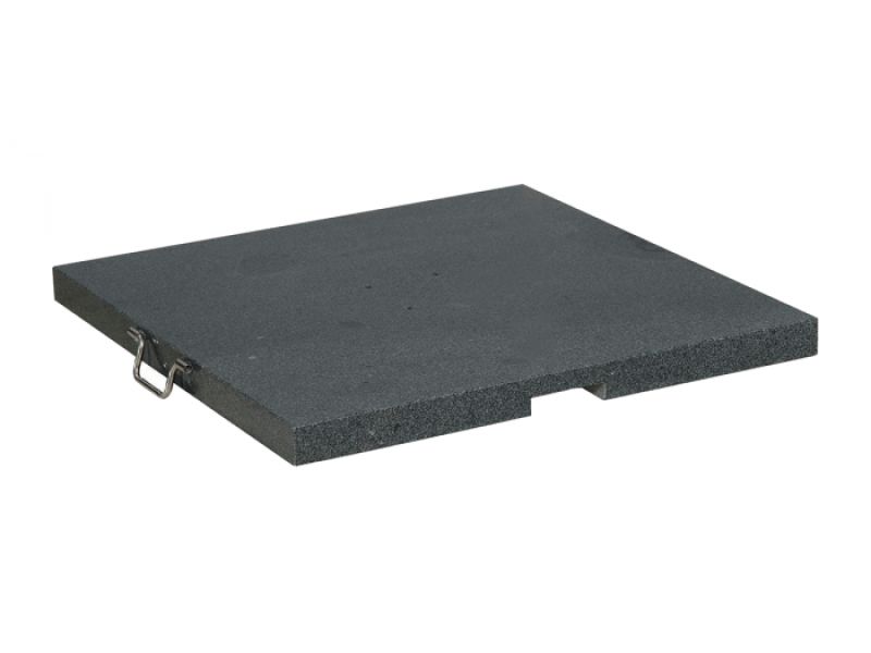 Parasolvoet Palma 90 kg graniet 2 wielen