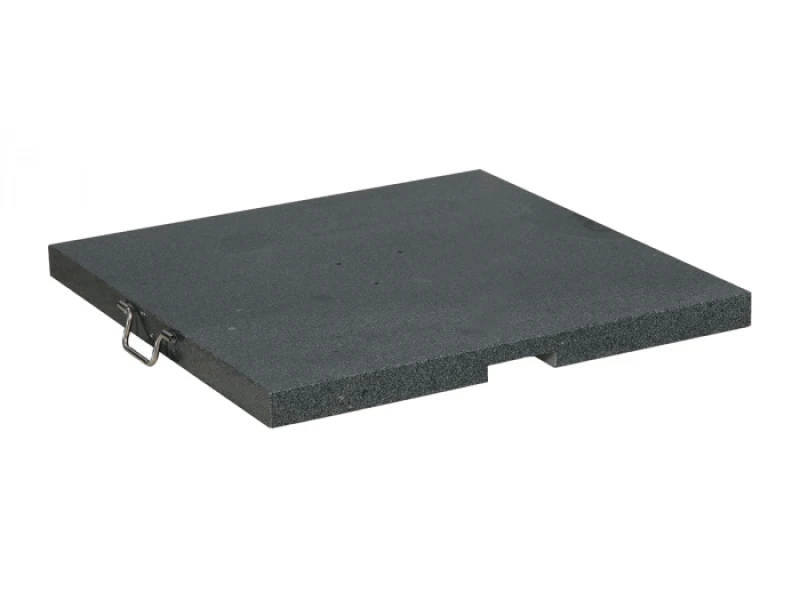 Parasolvoet Palma 90 kg graniet 2 wielen