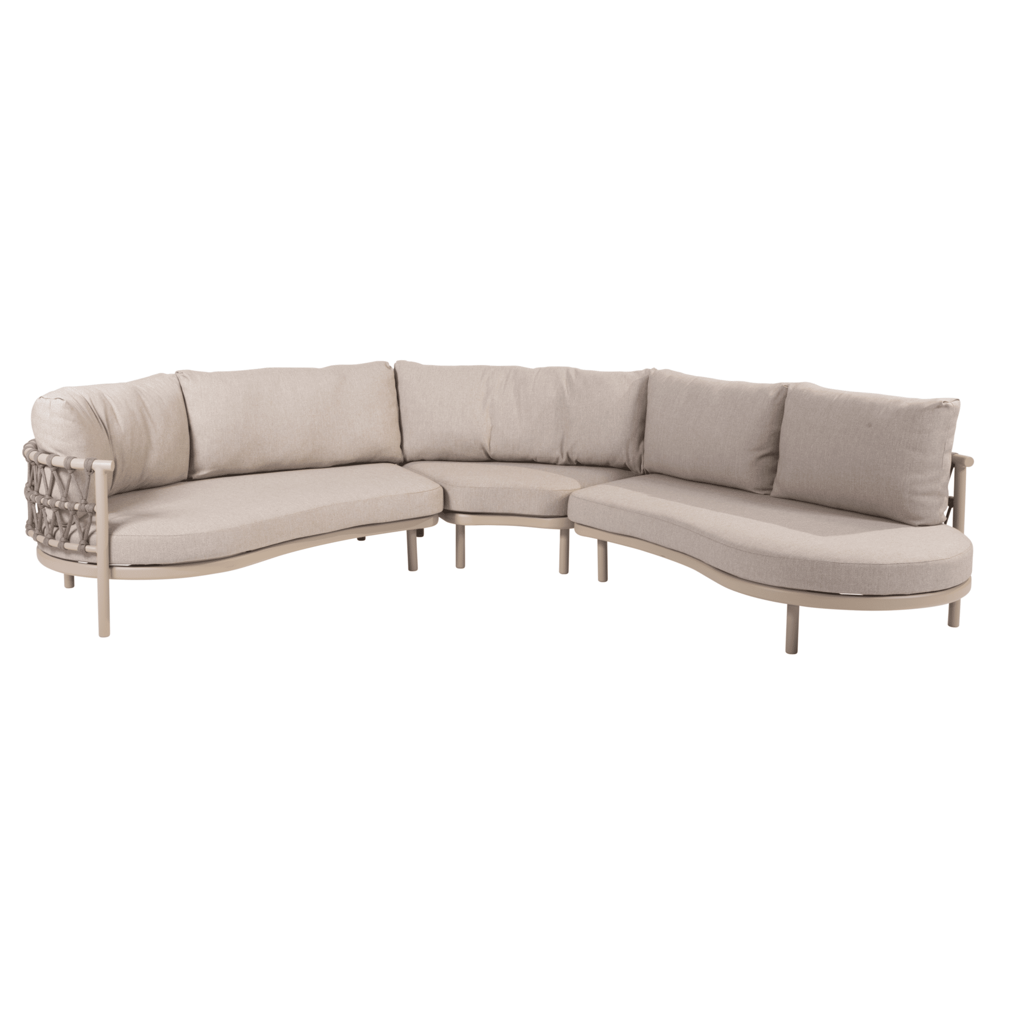 piacenza modulaire hoek loungeset 3 delig latte taste 4so