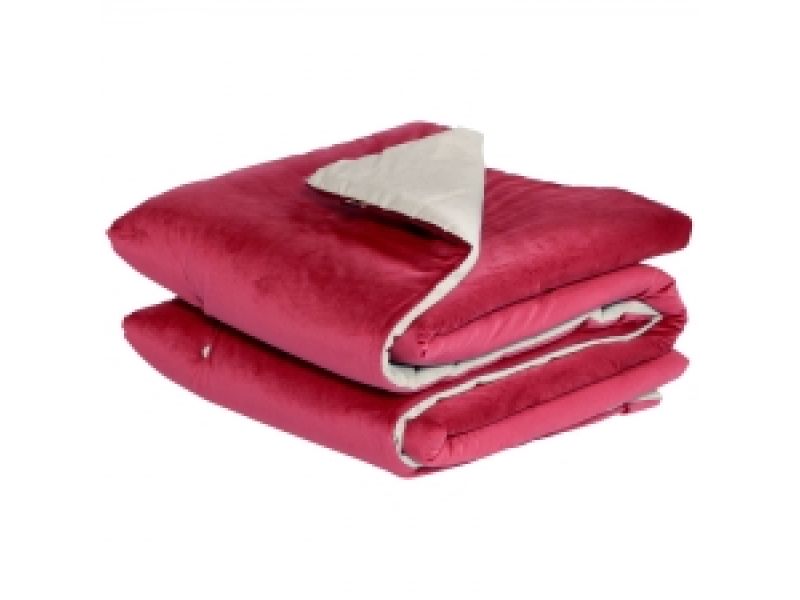 Plaid 130x170cm Jolie cassis