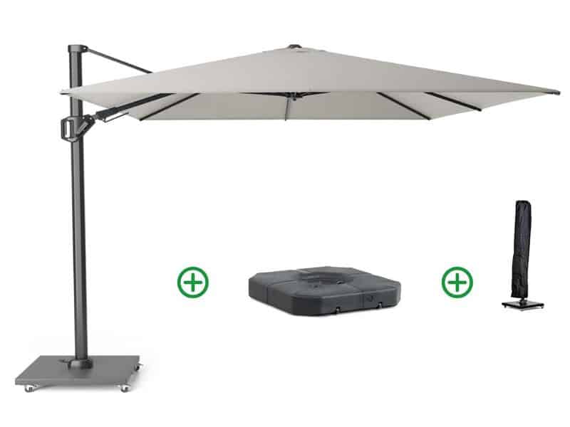 Platinum Challenger zweefparasol 3x3m T2 (incl. voet + hoes) manhattan