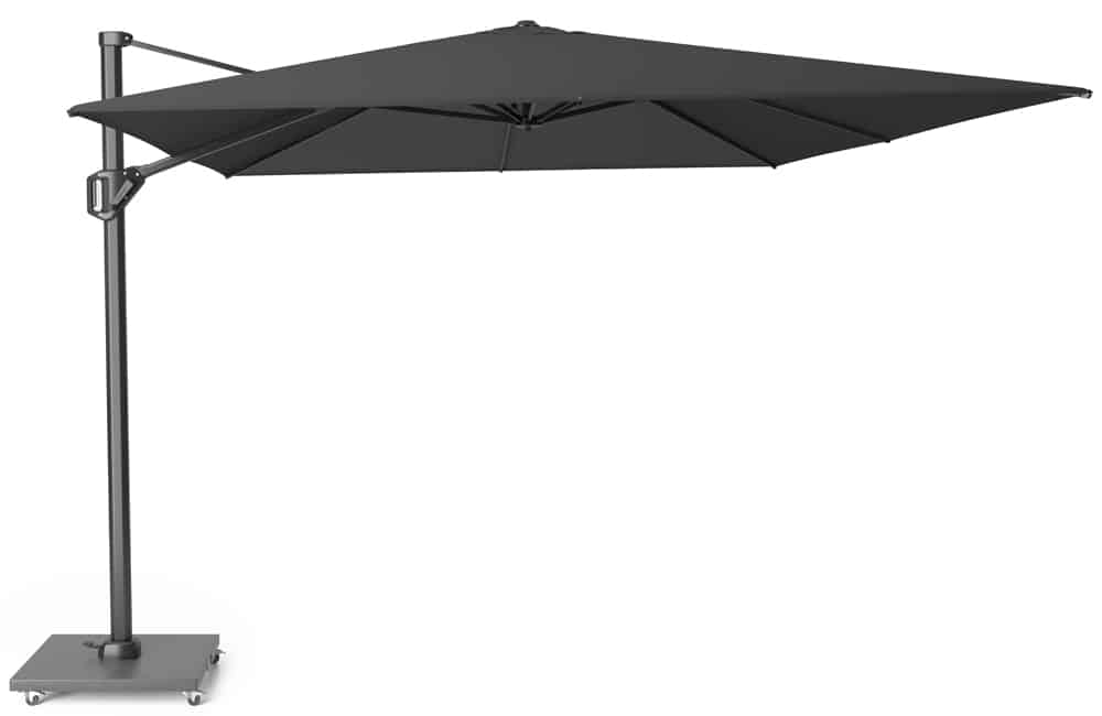 platinum challenger zweefparasol t1 premium 400 x 300 cm faded black