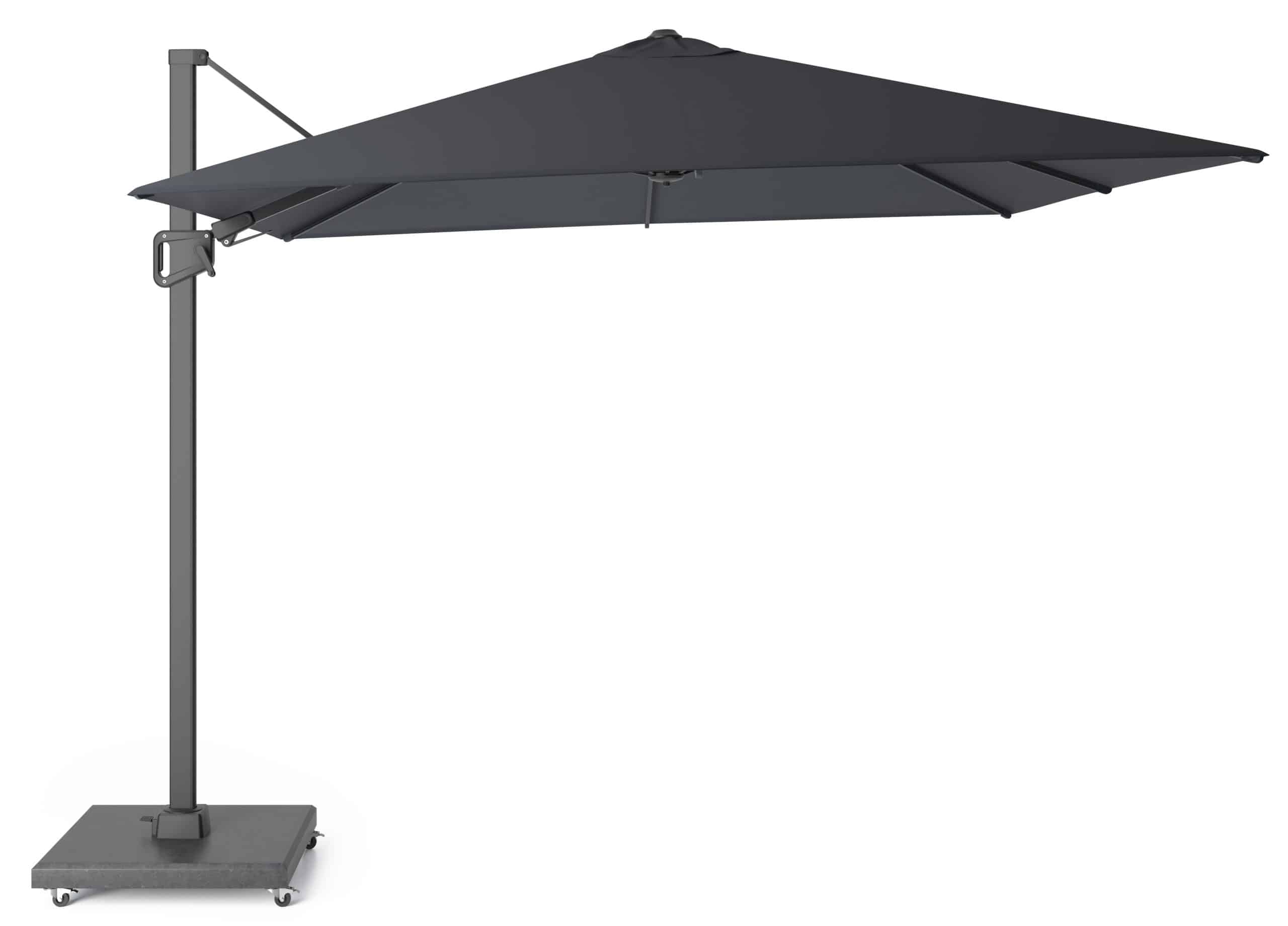 platinum sunset zweefparasol t2 3×3 antraciet