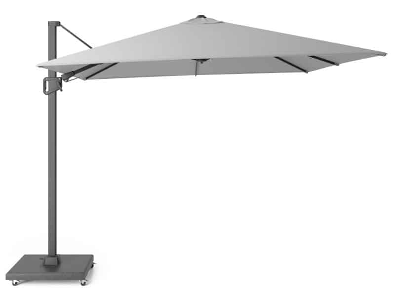 Platinum Sunset zweefparasol T2 3x3 licht grijs