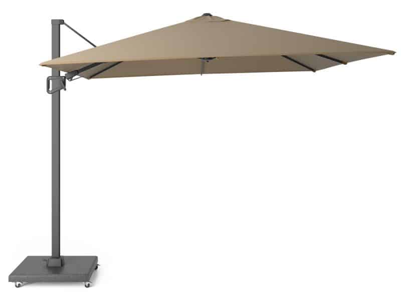 Platinum Sunset zweefparasol T2 3x3 licht taupe