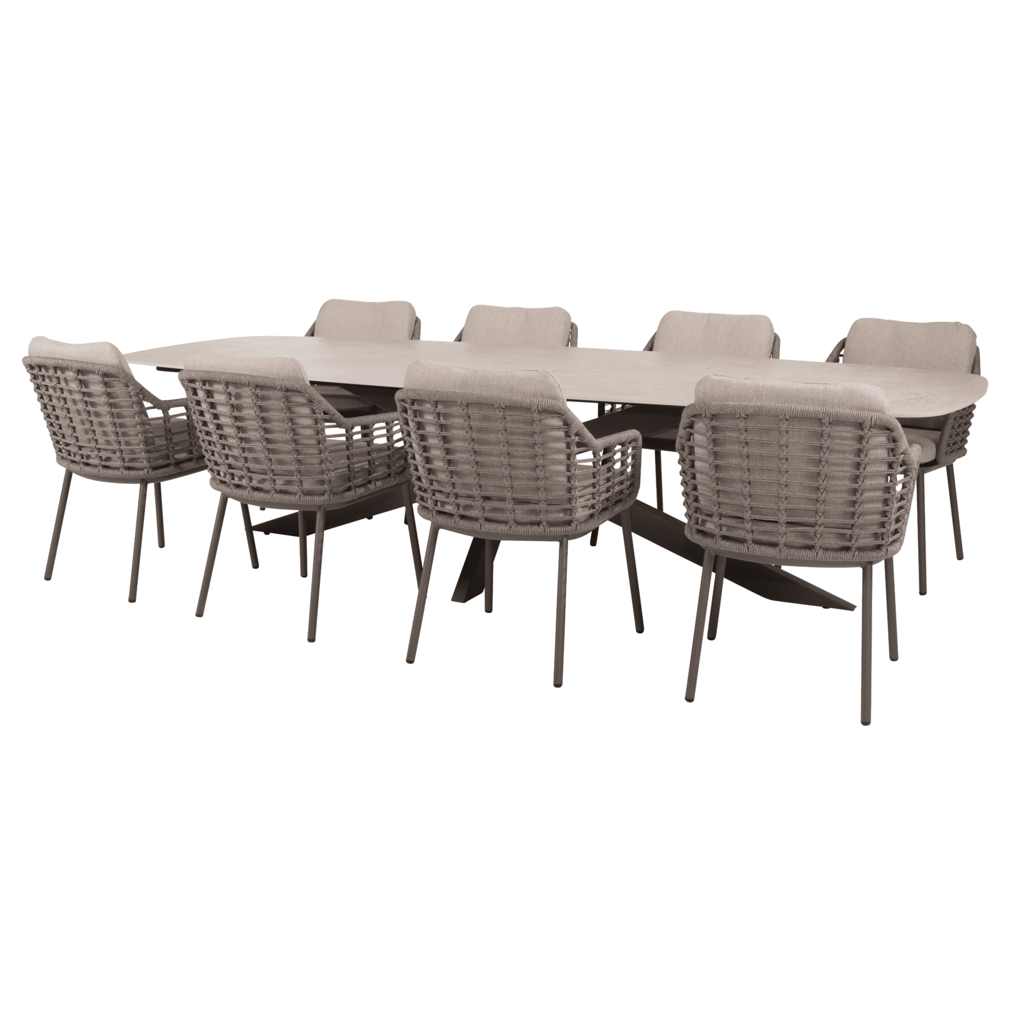 prado puglia dining tuinset 300x110xh75 cm 9 delig keramiek terre taste 4so