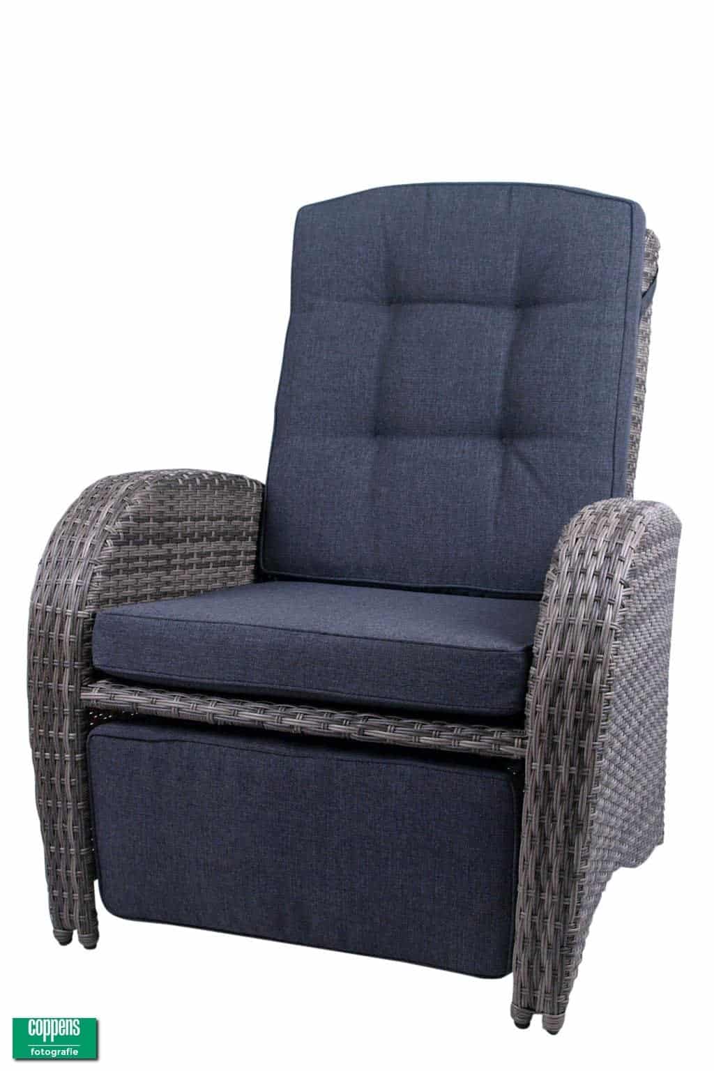 qopps casablanca stoel met voetstuk licht grijs