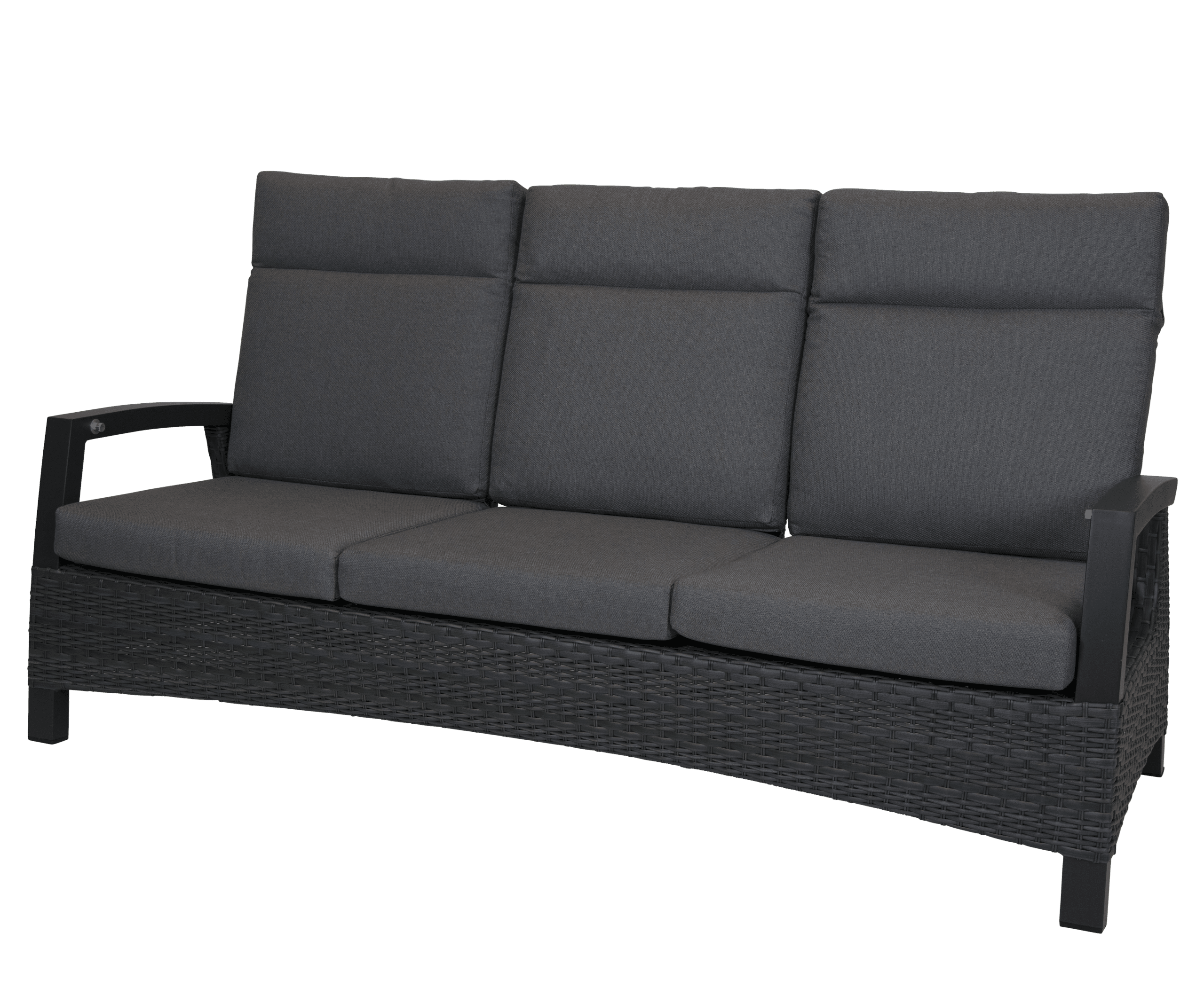 qopps darwin loungebank 3 zits met gasveer verstelbaar royal grey