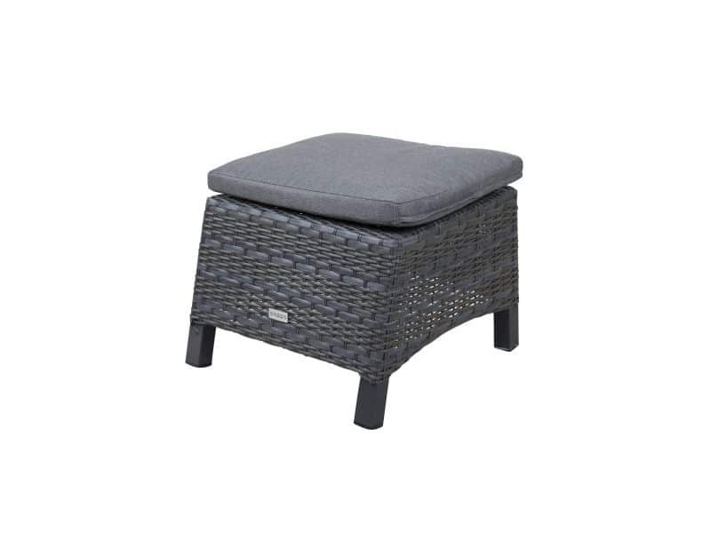 Qopps Darwin voetenbank smal royal grey