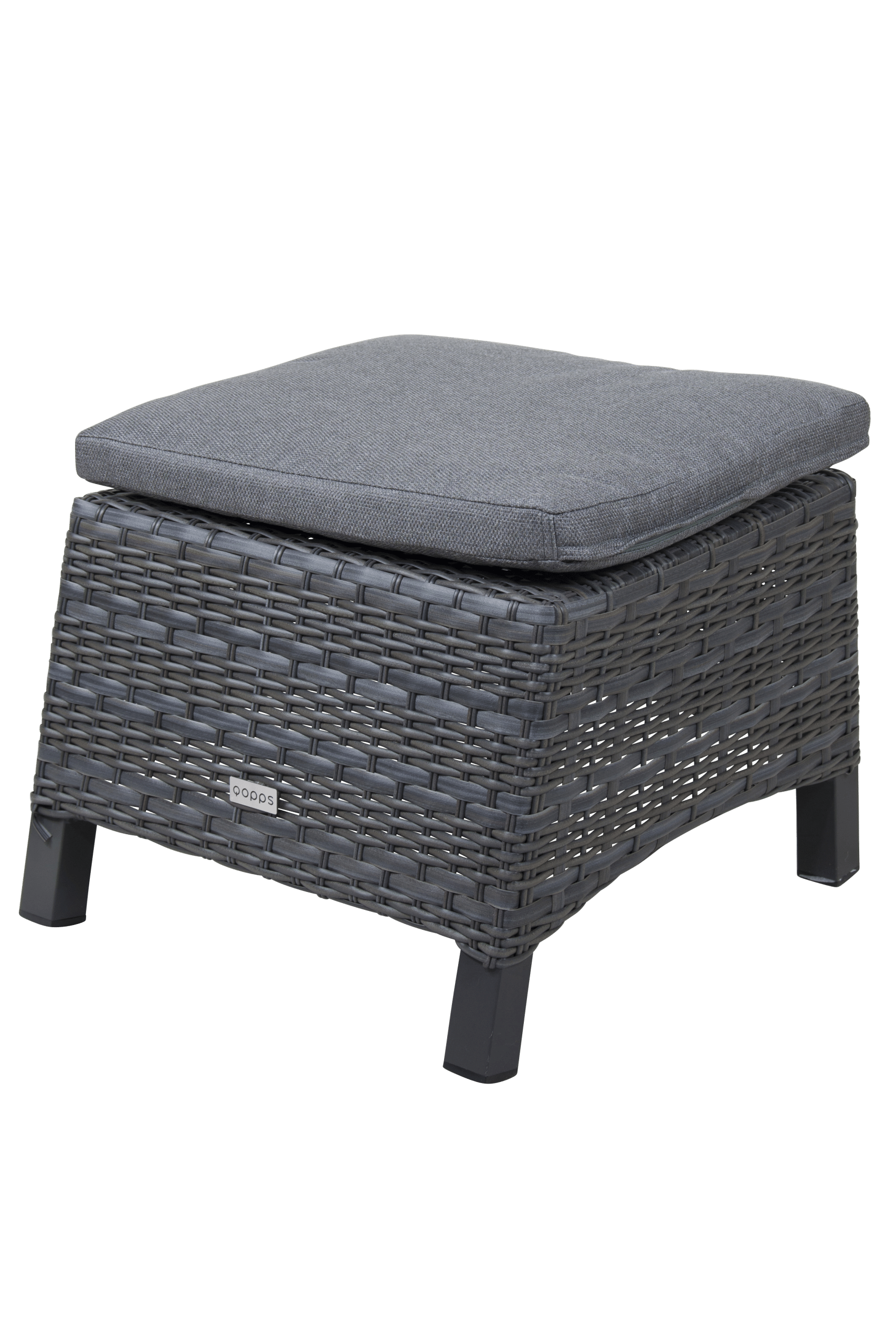 qopps darwin voetenbank smal royal grey