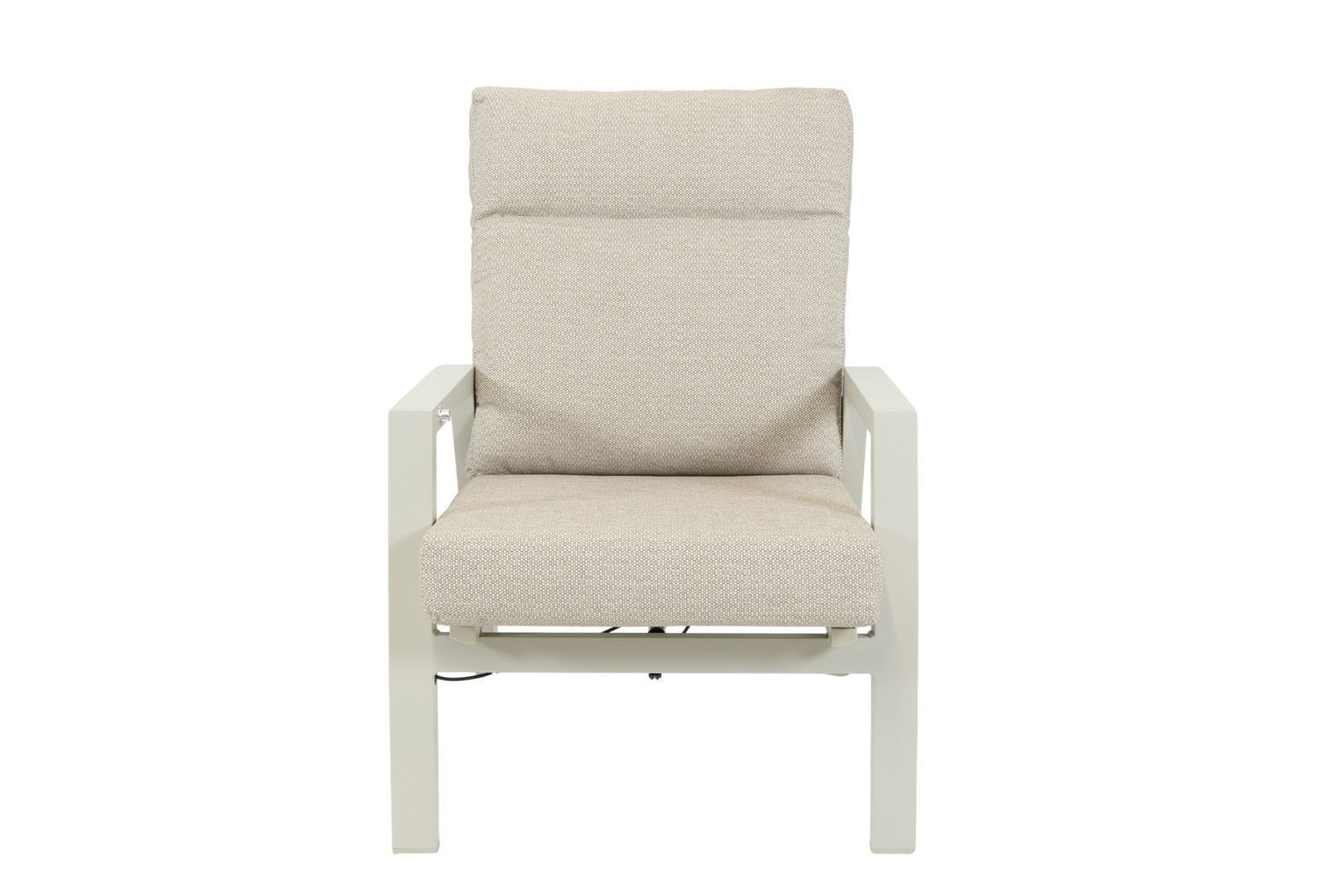 qopps exome lounge tuinstoel gasveer verstelbaar latte light