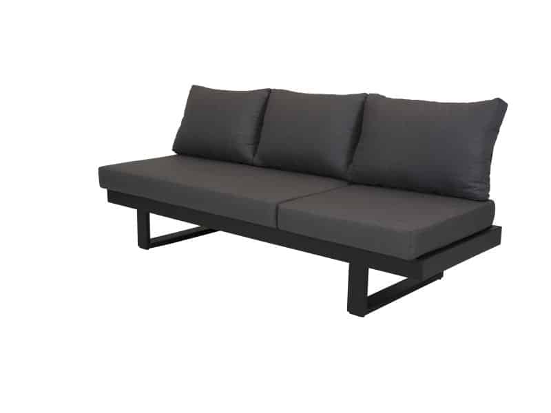 Qopps Kumis bank / ligbed, mat antraciet