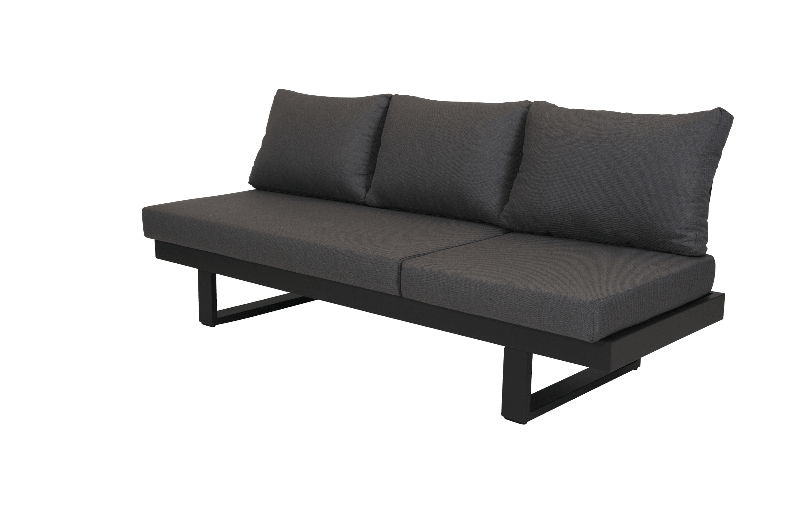 qopps kumis bank / ligbed, mat antraciet