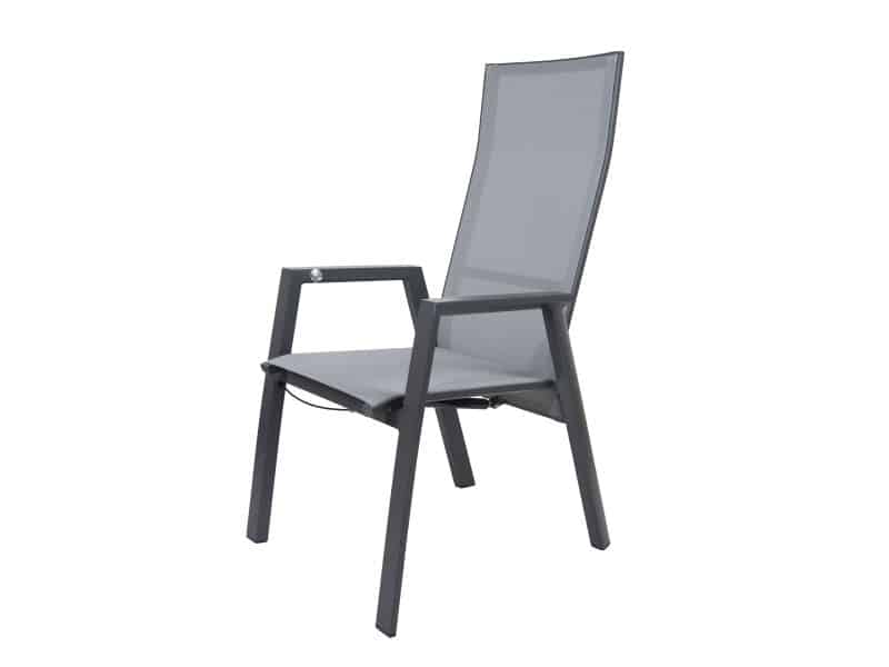 Qopps Palsa Tuinstoel stapelstoel verstelbaar met gasveer