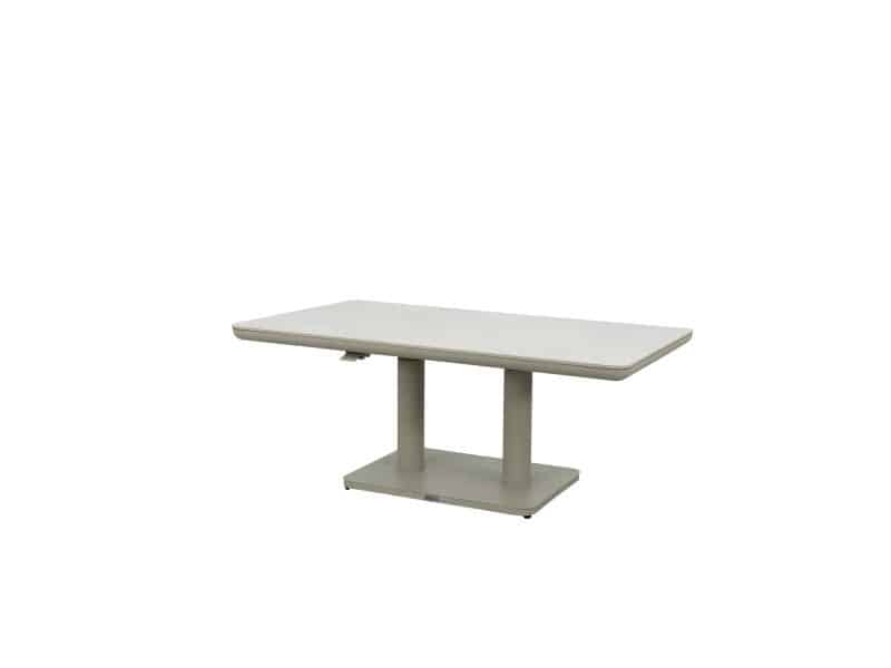 Qopps Rizon up down tuintafel 140 x 80 latte light