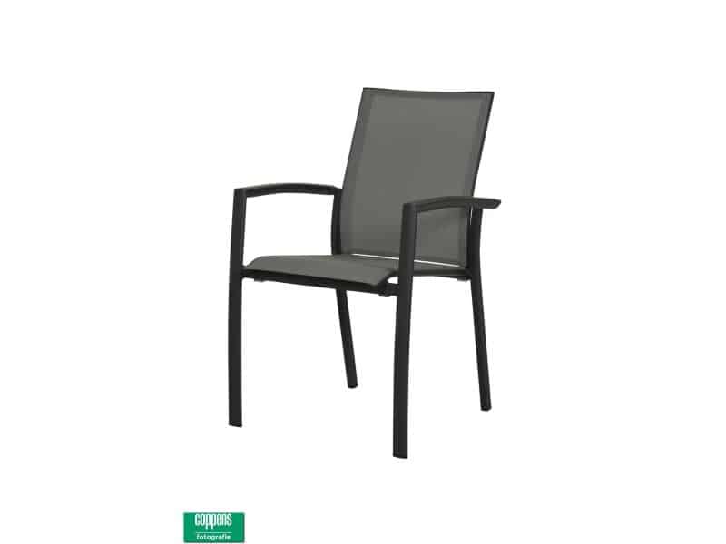 Qopps Tampa stapelbare tuinstoel royal Grey