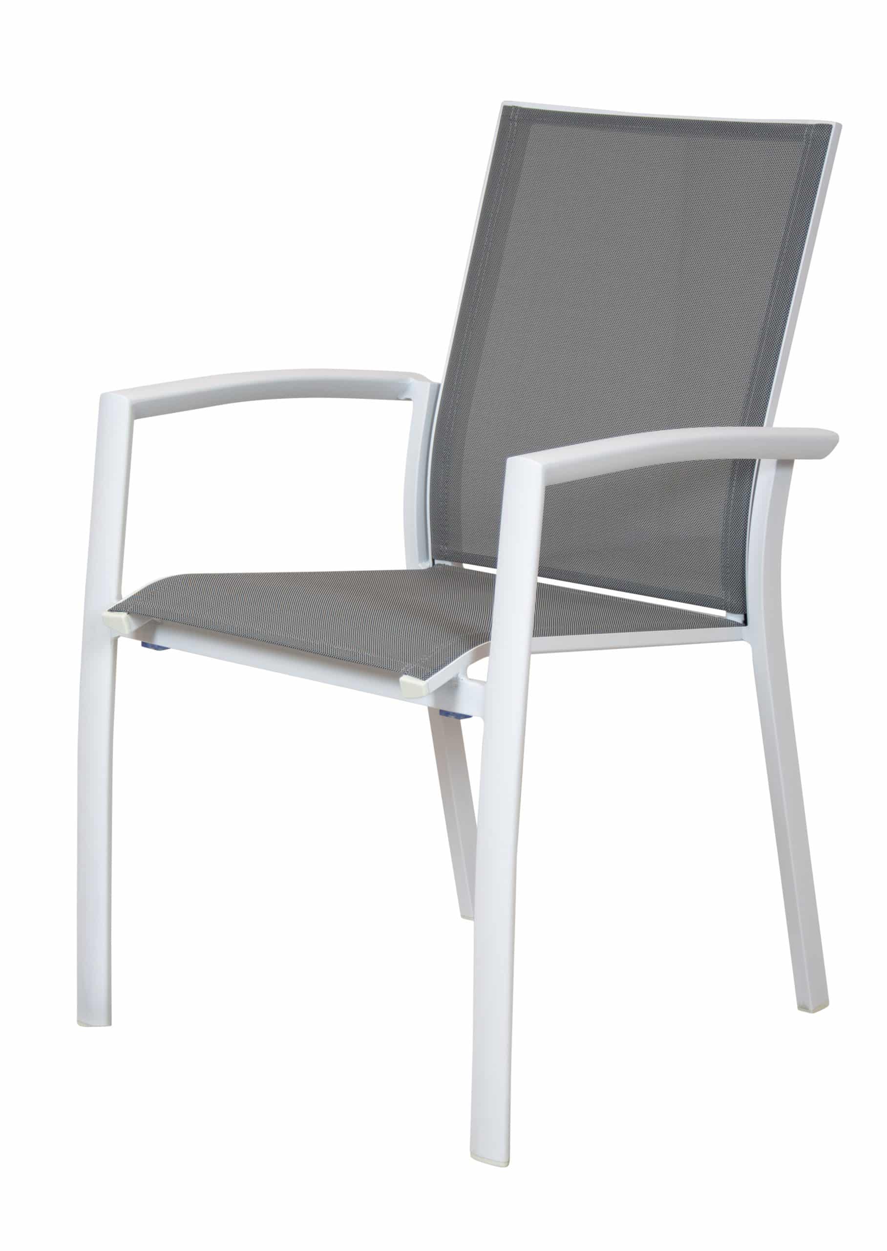 qopps waldi stapelbare tuinstoel mat white