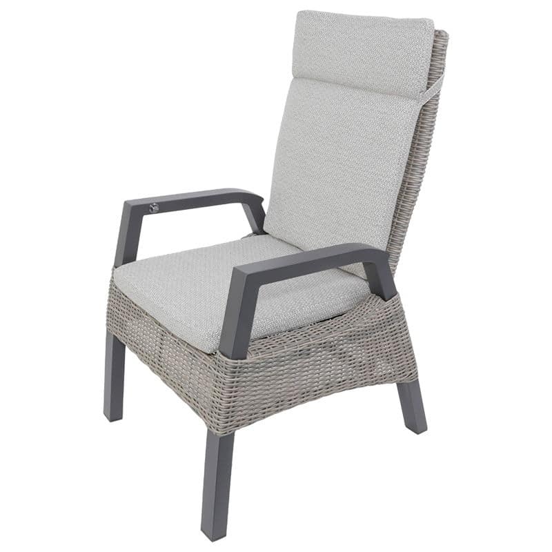 salina verstelbare dining stoel chocolate taupe oosterik home oosterik home