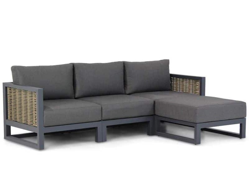 Santika Salviano chaise longue loungeset 4-delig