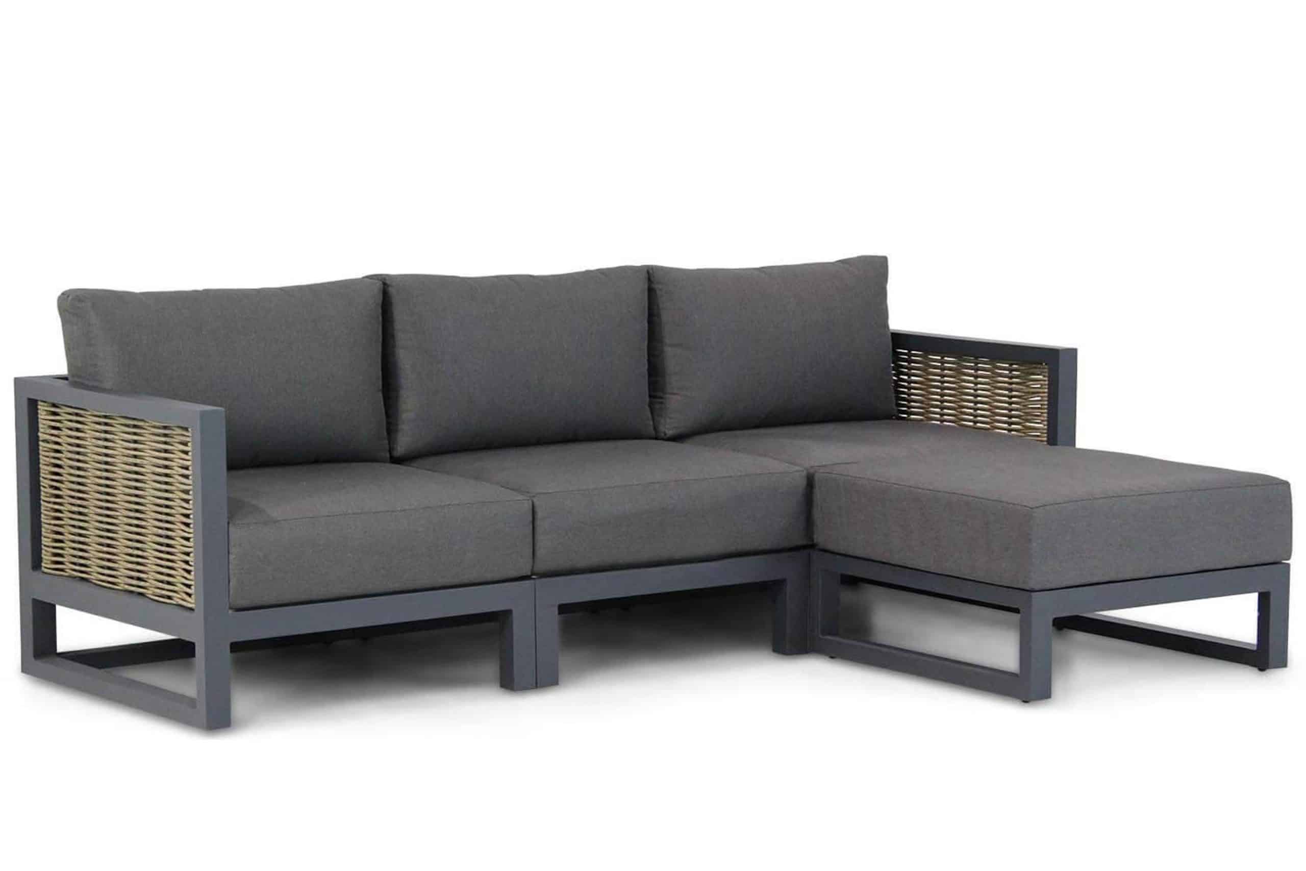 santika salviano chaise longue loungeset 4 delig