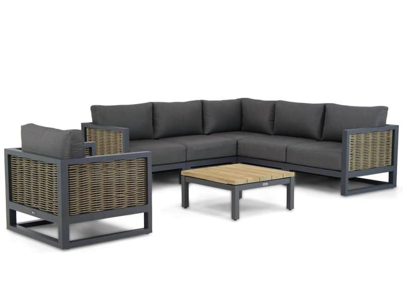 Santika Salviano/Riviera 75 cm hoek loungeset 7-delig