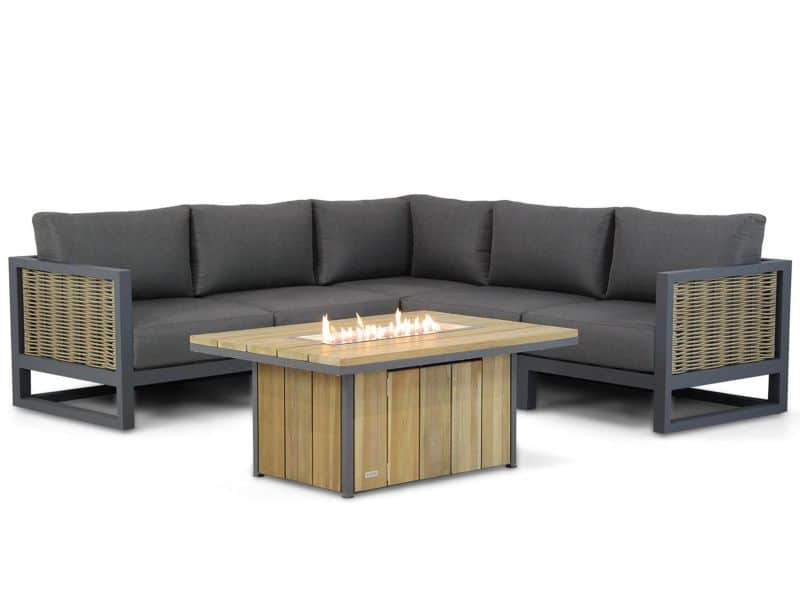 Santika Salviano/Seaside 120 cm hoek loungeset 6-delig