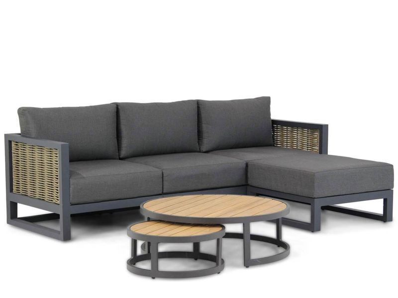 Santika Salviano/Westfield chaise longue loungeset 5-delig