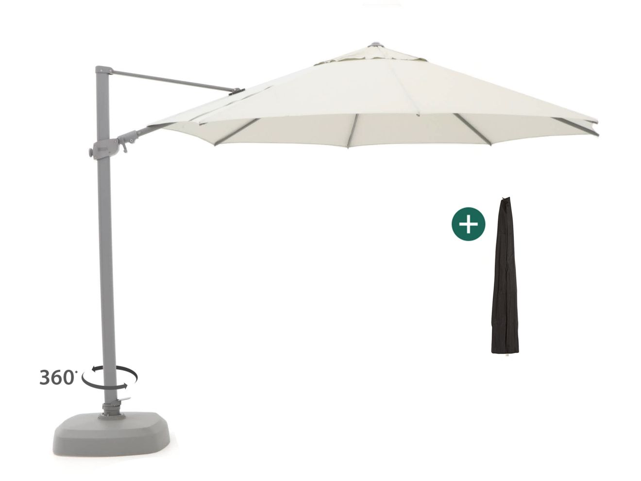 shadowline austin zweefparasol ø 350cm laagste prijsgarantie!