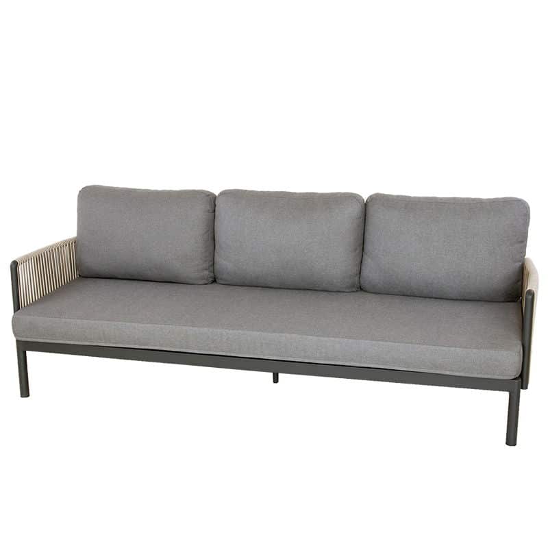 sidney lounge 3 zitsbank midnight grey b 220 x d 79 x h 73.5 cm oosterik home oosterik home