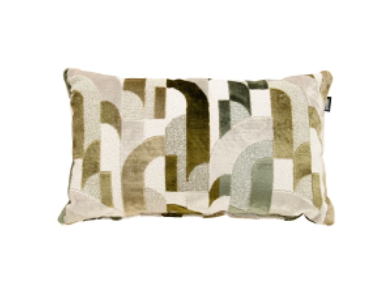 Sierkussen indoor 50x30cm Raya olive