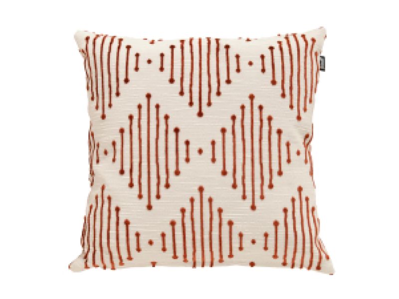 Sierkussen indoor 50x50cm Jordan terra