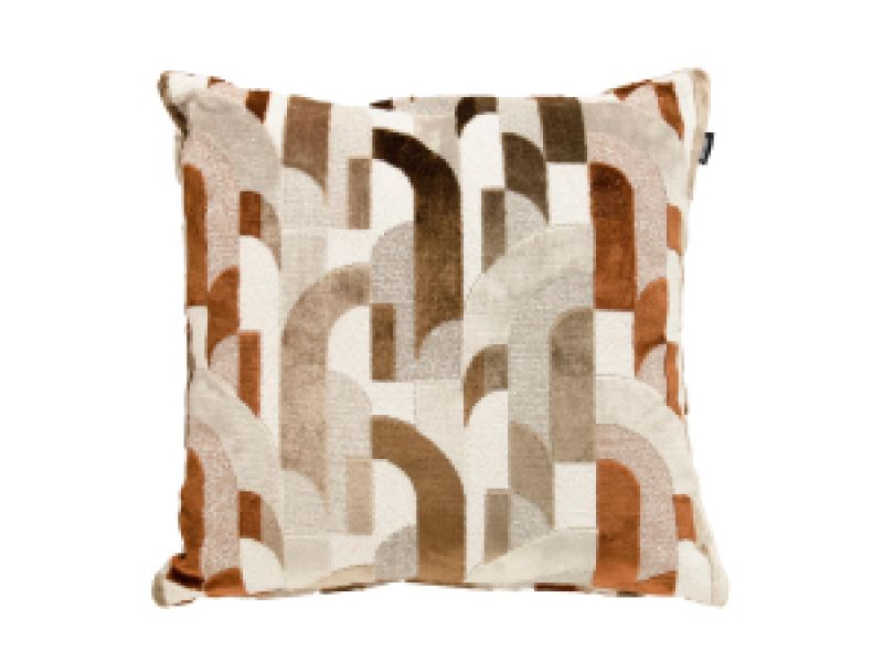 Sierkussen indoor 50x50cm Raya taupe