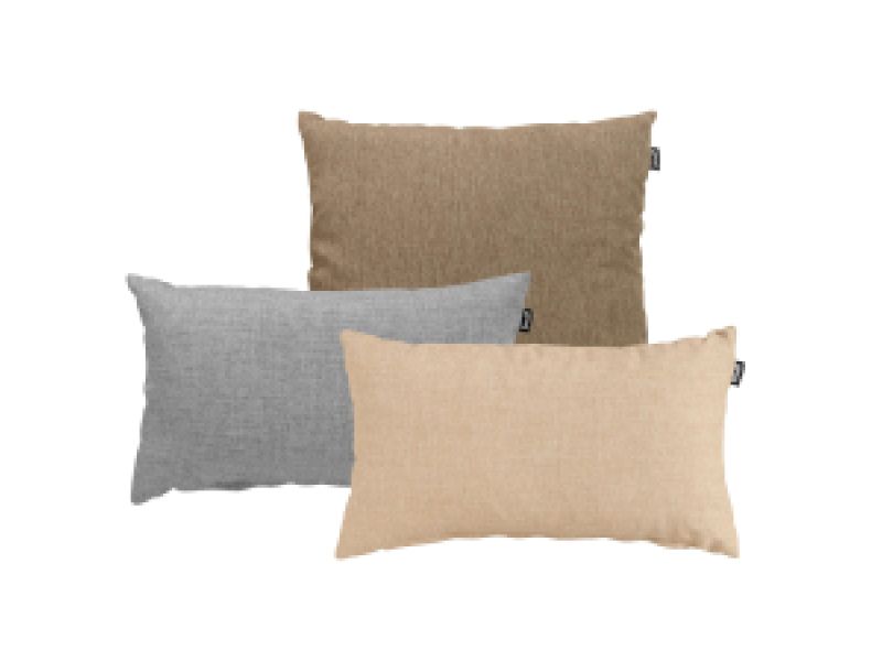 Sierkussenset Bahama brown (waterafstotend)