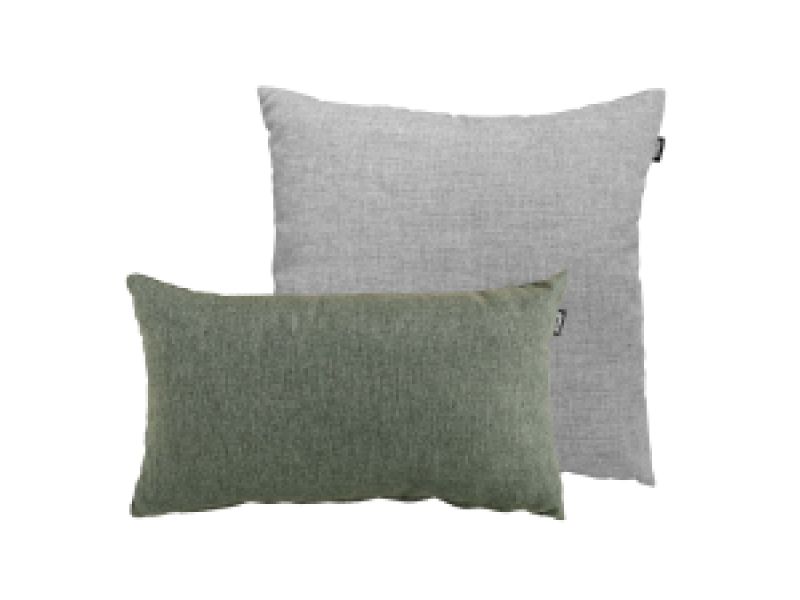 Sierkussenset Bahama silver (waterafstotend)