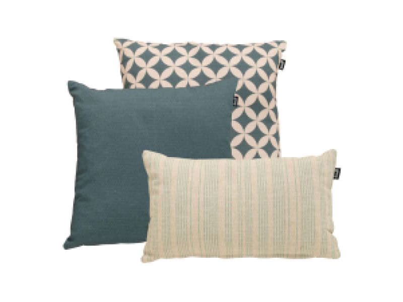 Sierkussenset Indoor Nordic blue