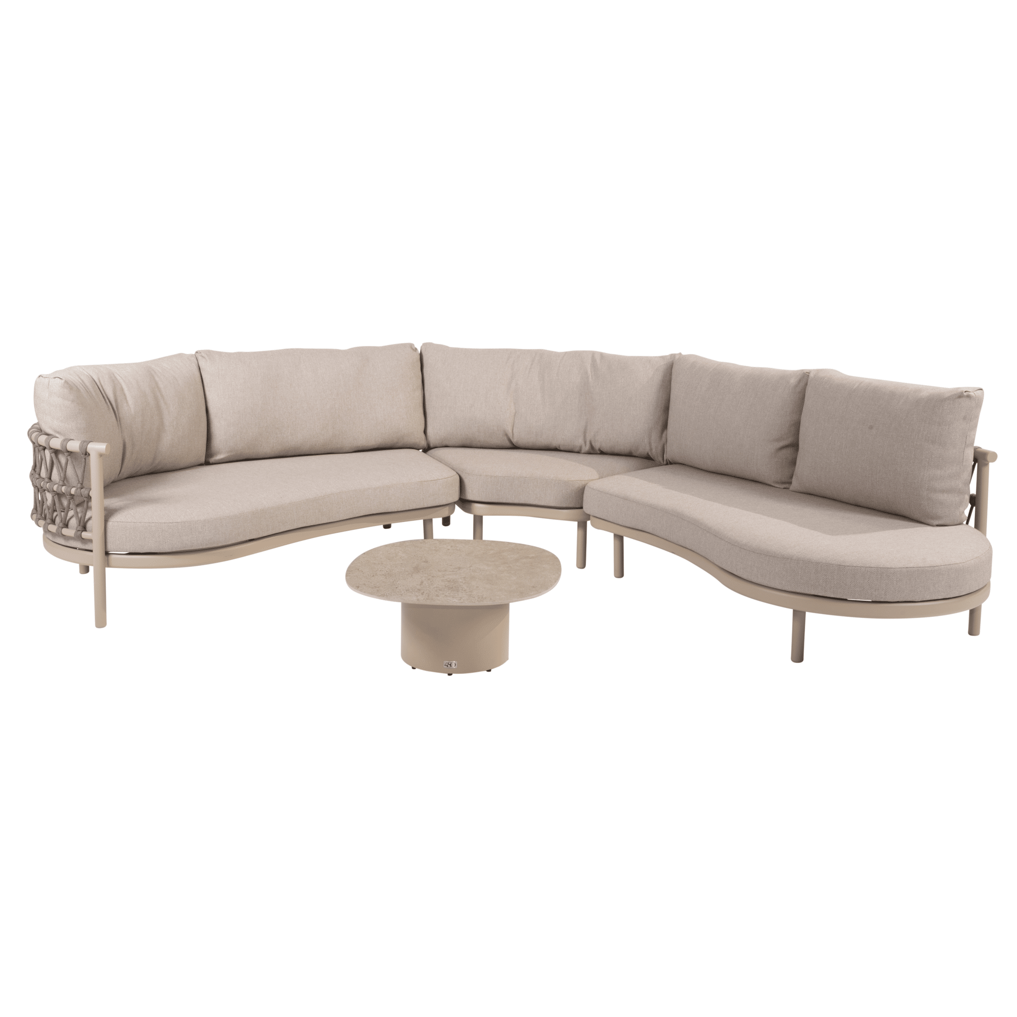 sofie piacenza modulaire hoek loungeset 4 delig keramiek latte taste 4so