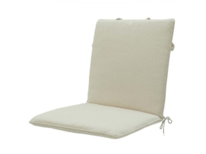 Stapelstoel kussen universal Canvas eco beige (waterafstotend)