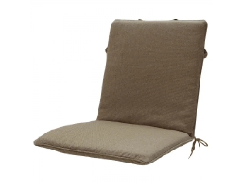 Stapelstoel kussen universal Canvas eco taupe (waterafstotend)