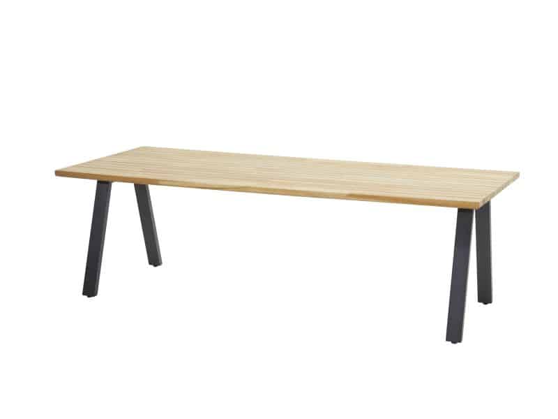 Taste by 4SO Ambassador teak tuintafel met antraciet onderstel 240 cm