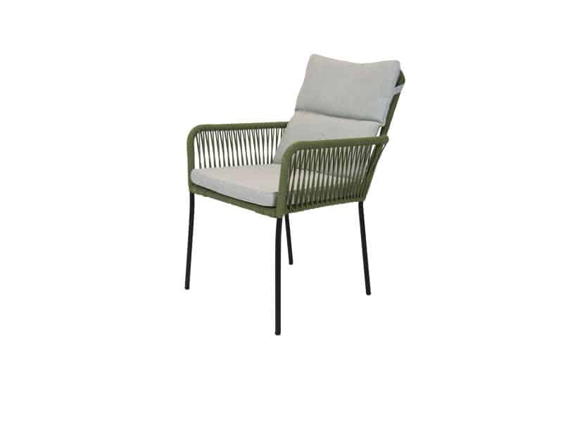 Teresa dining tuinstoel rope green