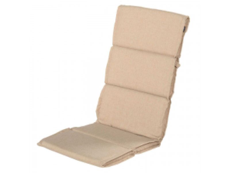 Textileenkussen hoge rug Bahama beige (waterafstotend)