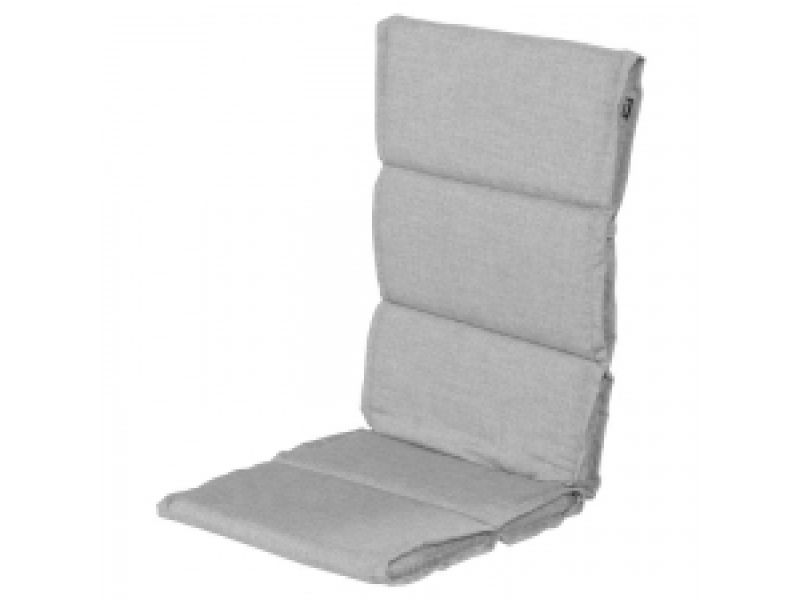 Textileenkussen hoge rug Bahama Silver (waterafstotend)