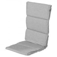 textileenkussen hoge rug bahama silver (waterafstotend)
