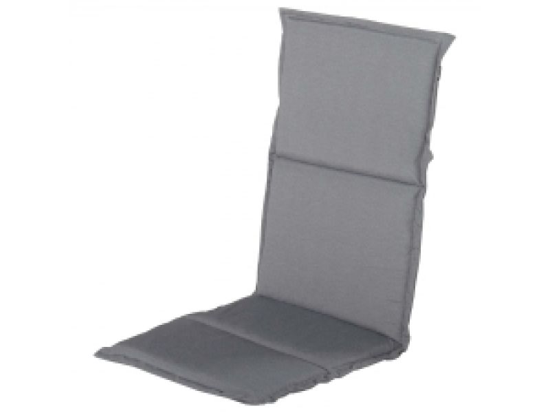 Textileenkussen hoge rug Cuba grey