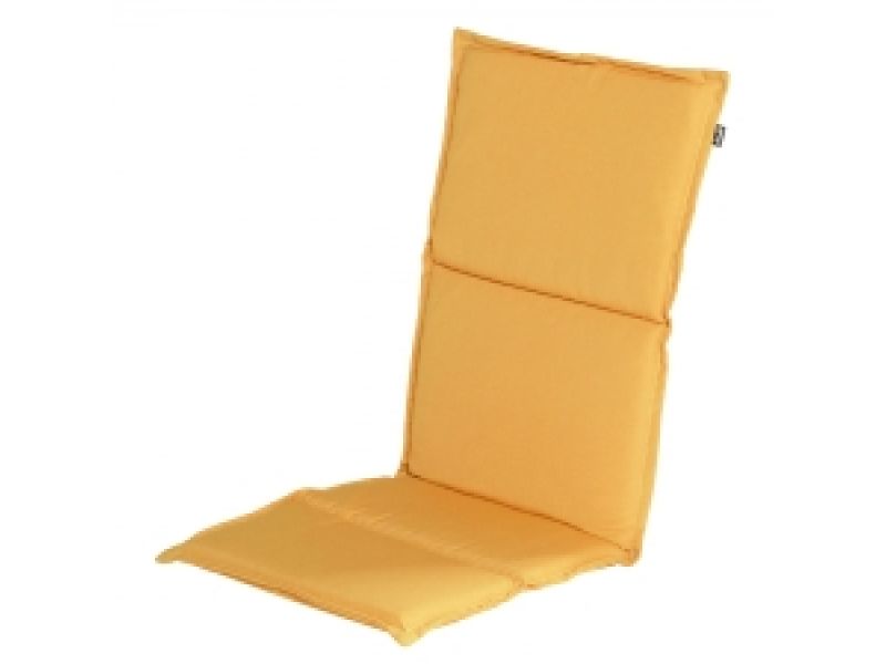 Textileenkussen hoge rug Cuba yellow