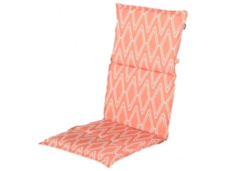 Textileenkussen hoge rug Emma cognac